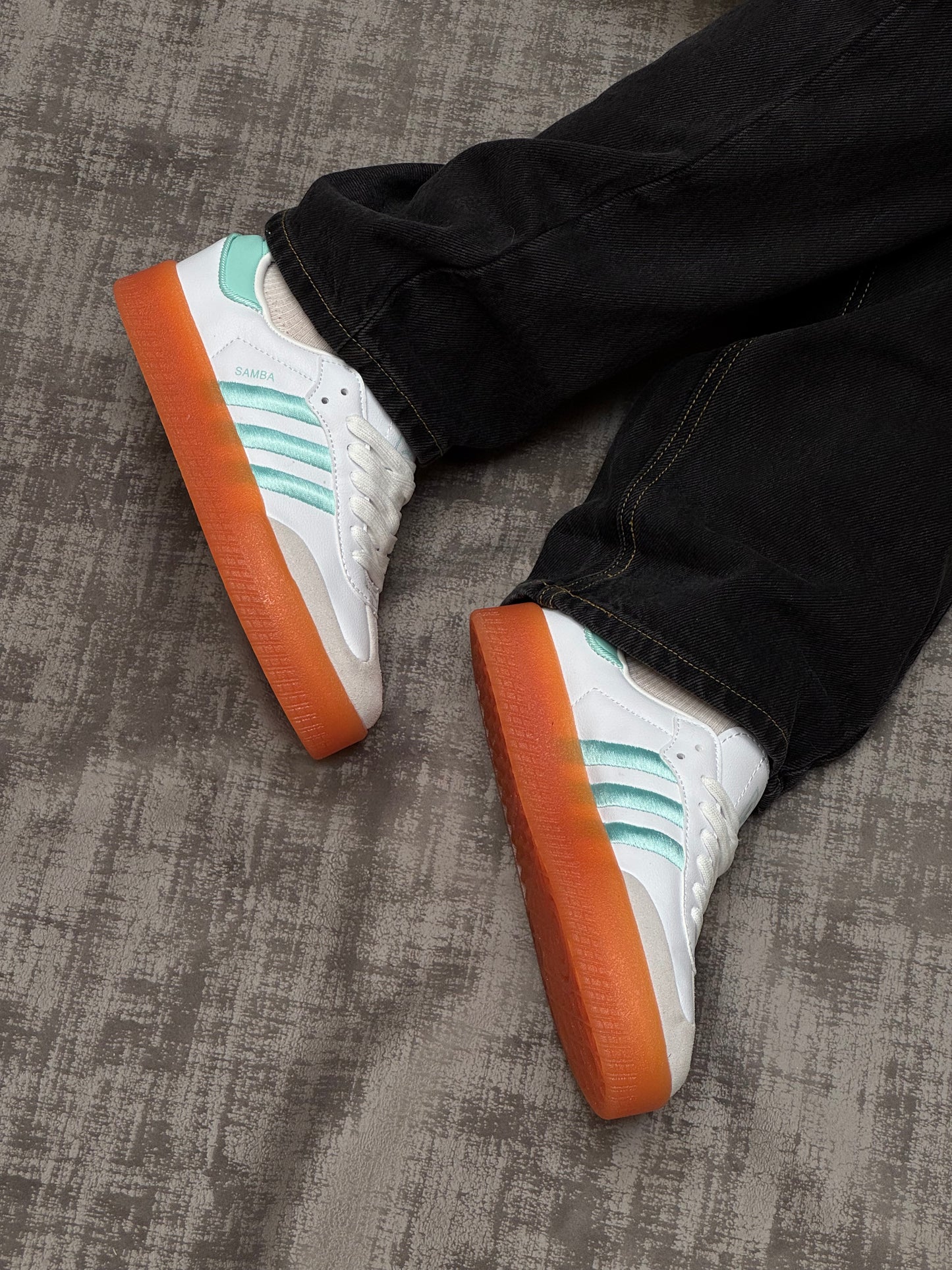 Adidas Samba Plataforma Blanca