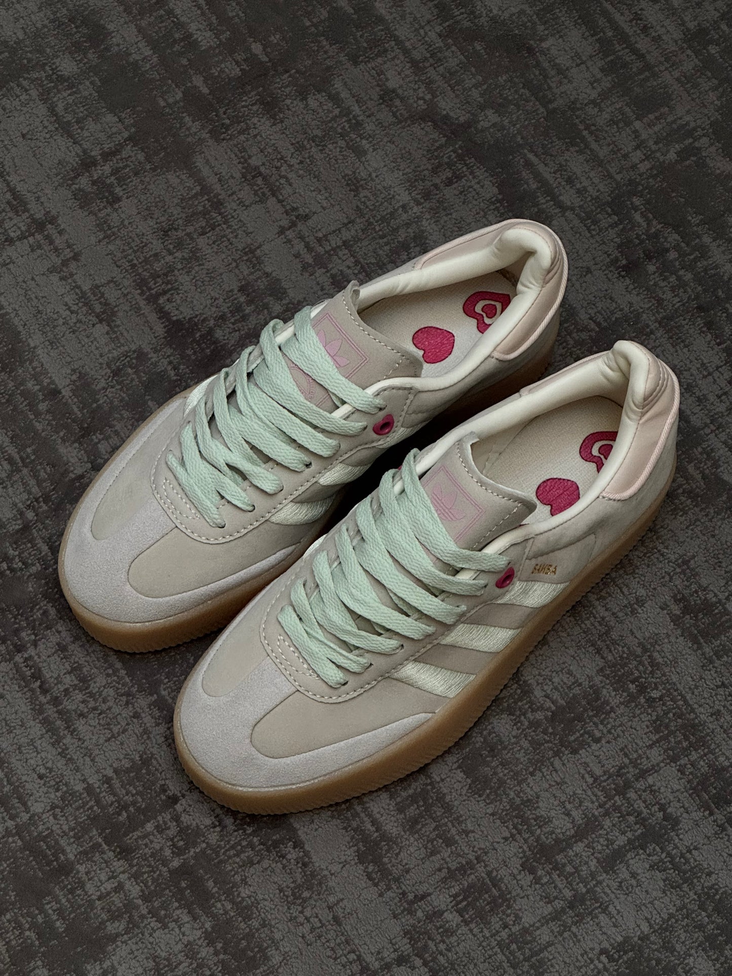 Adidas Samba Plataforma Beige