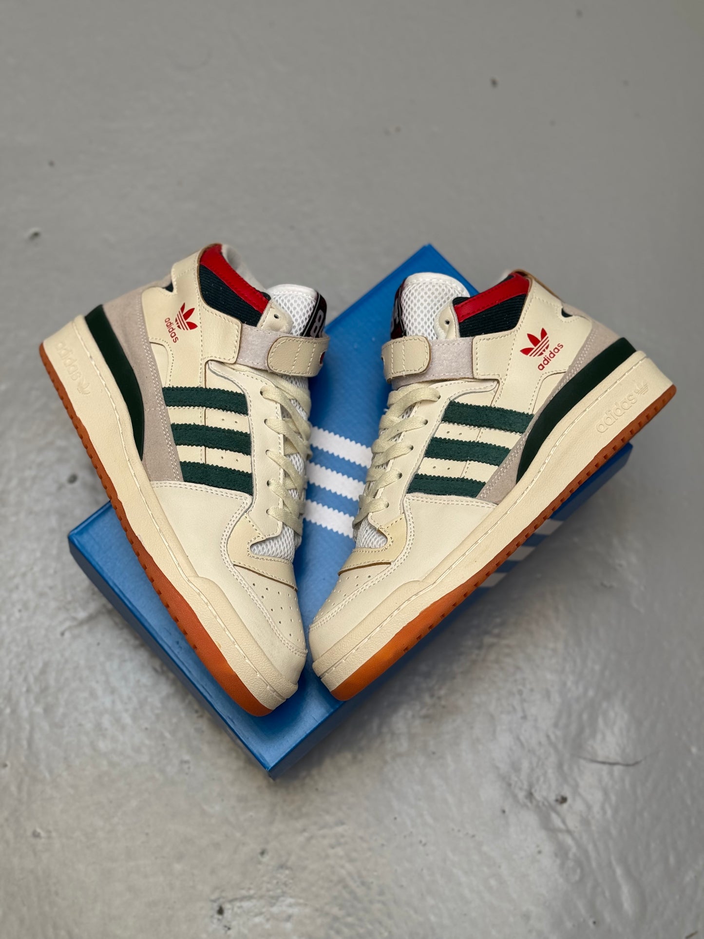 Adidas Forum High Green Red