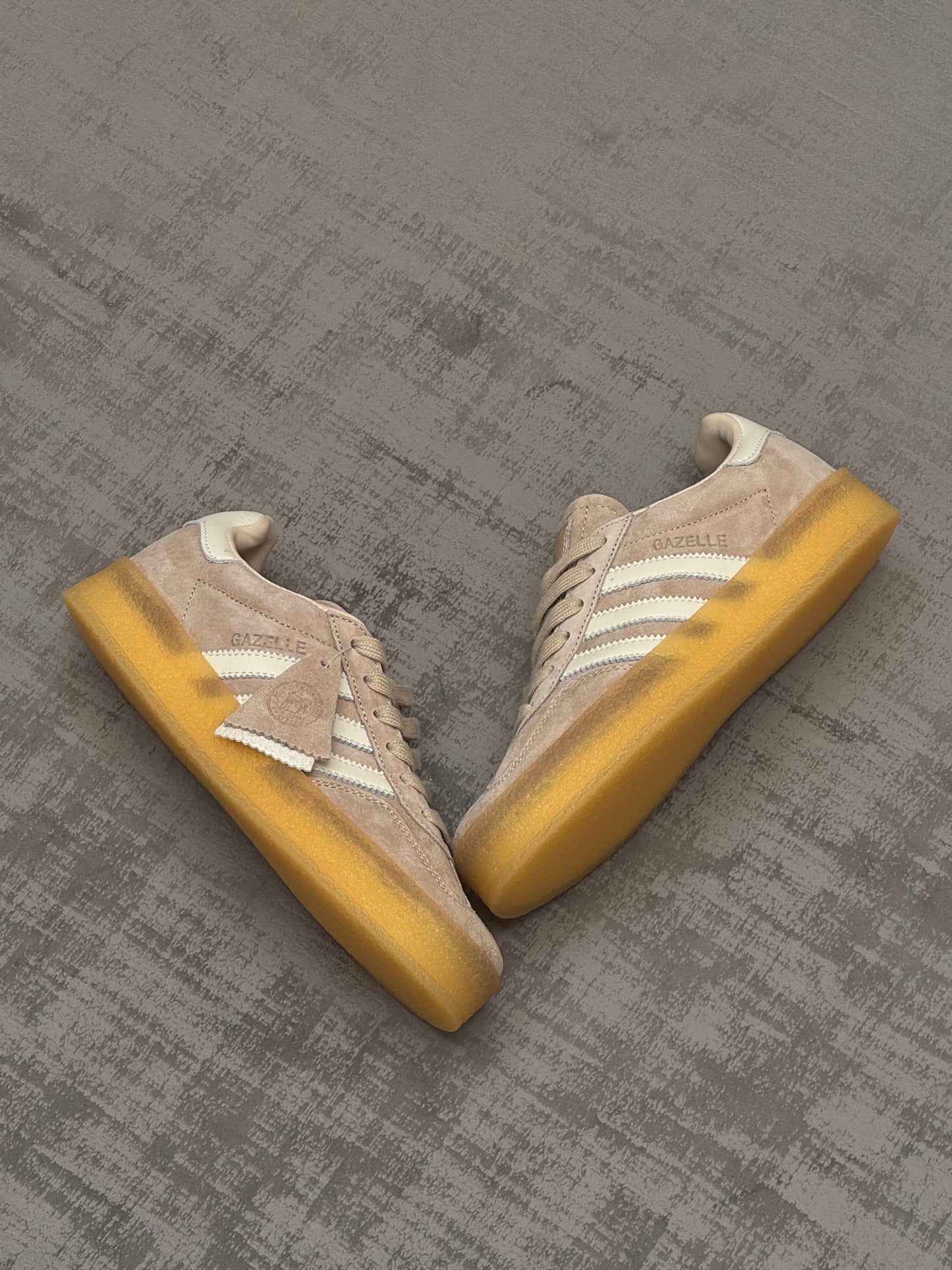 Adidas Gazelle Beige Plataforma