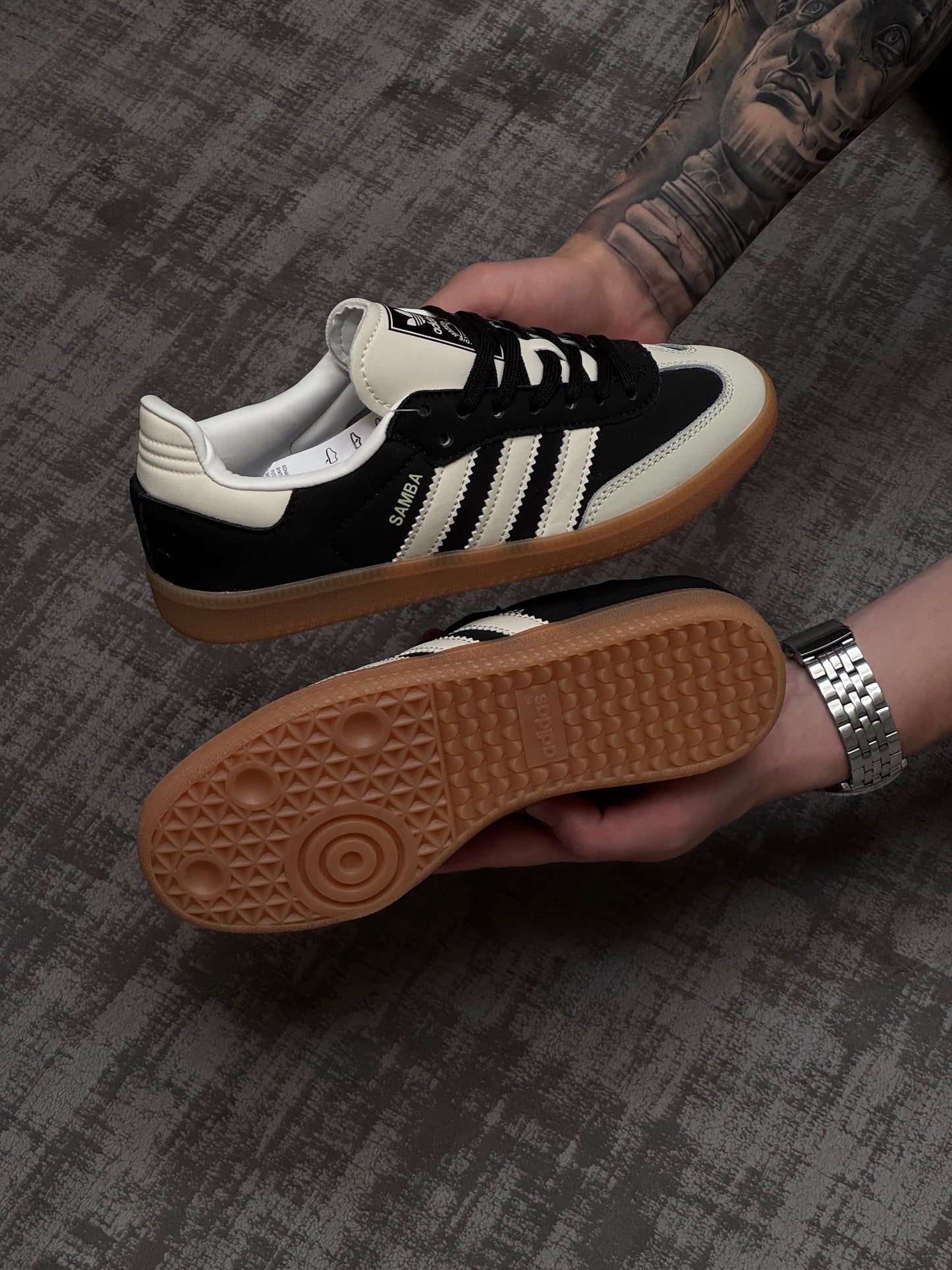 Adidas Samba Negra & Beige