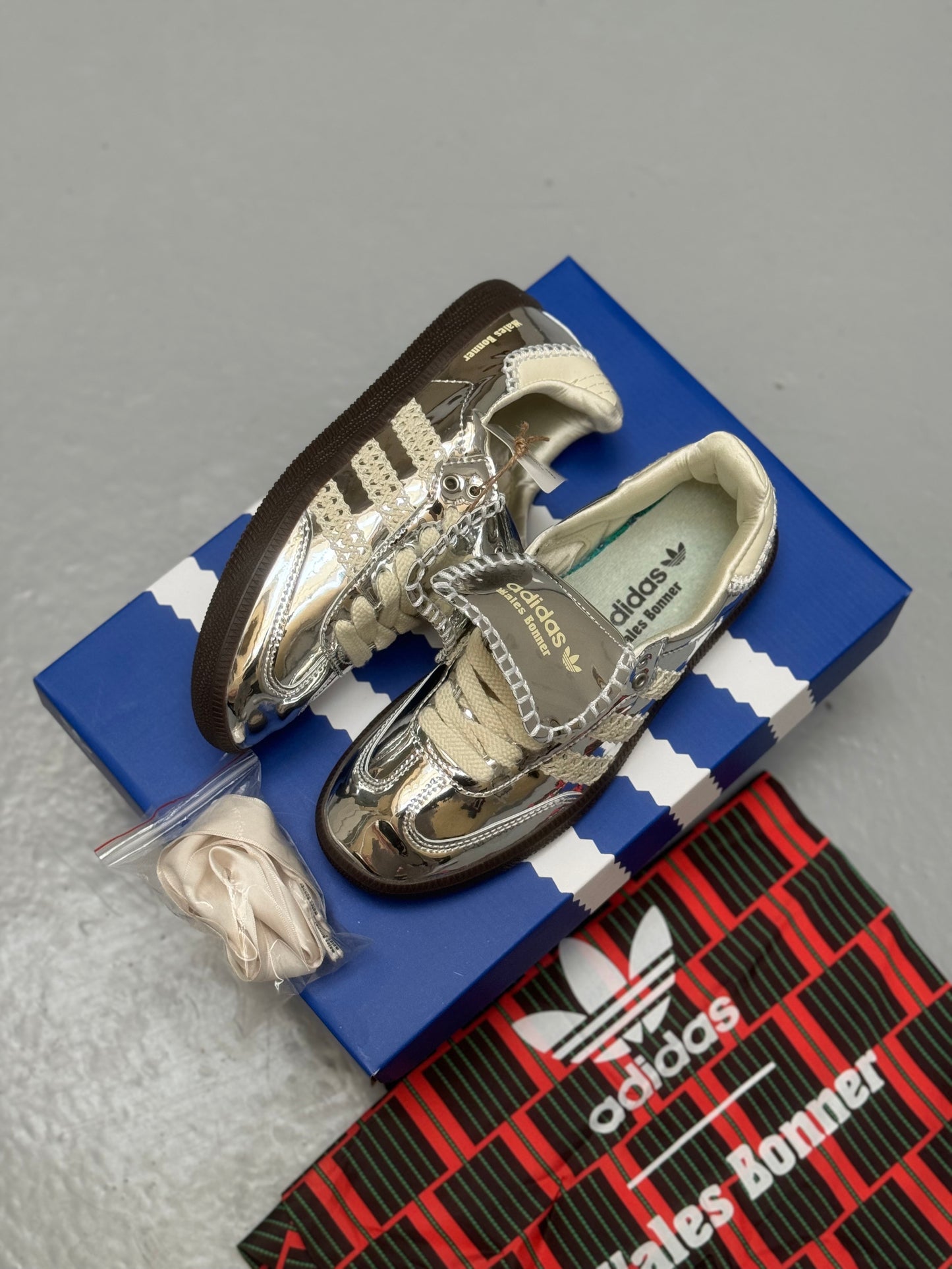Adidas Samba Wales Bonner Silver