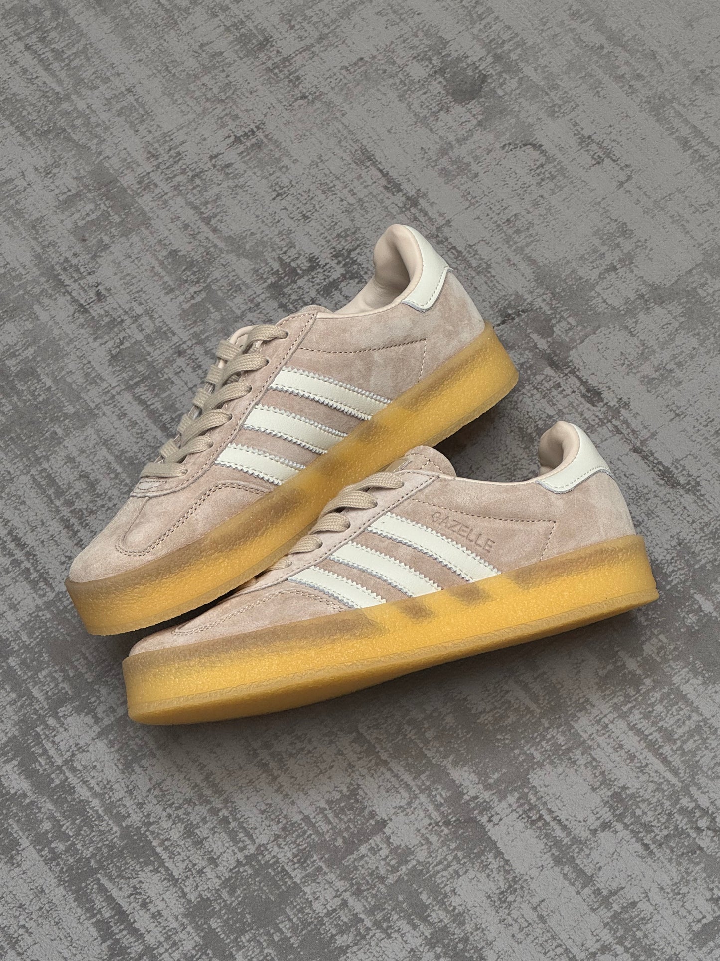 Adidas Gazelle Beige Plataforma