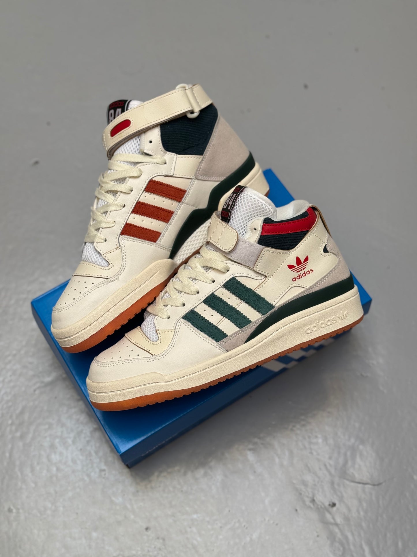 Adidas Forum High Green Red