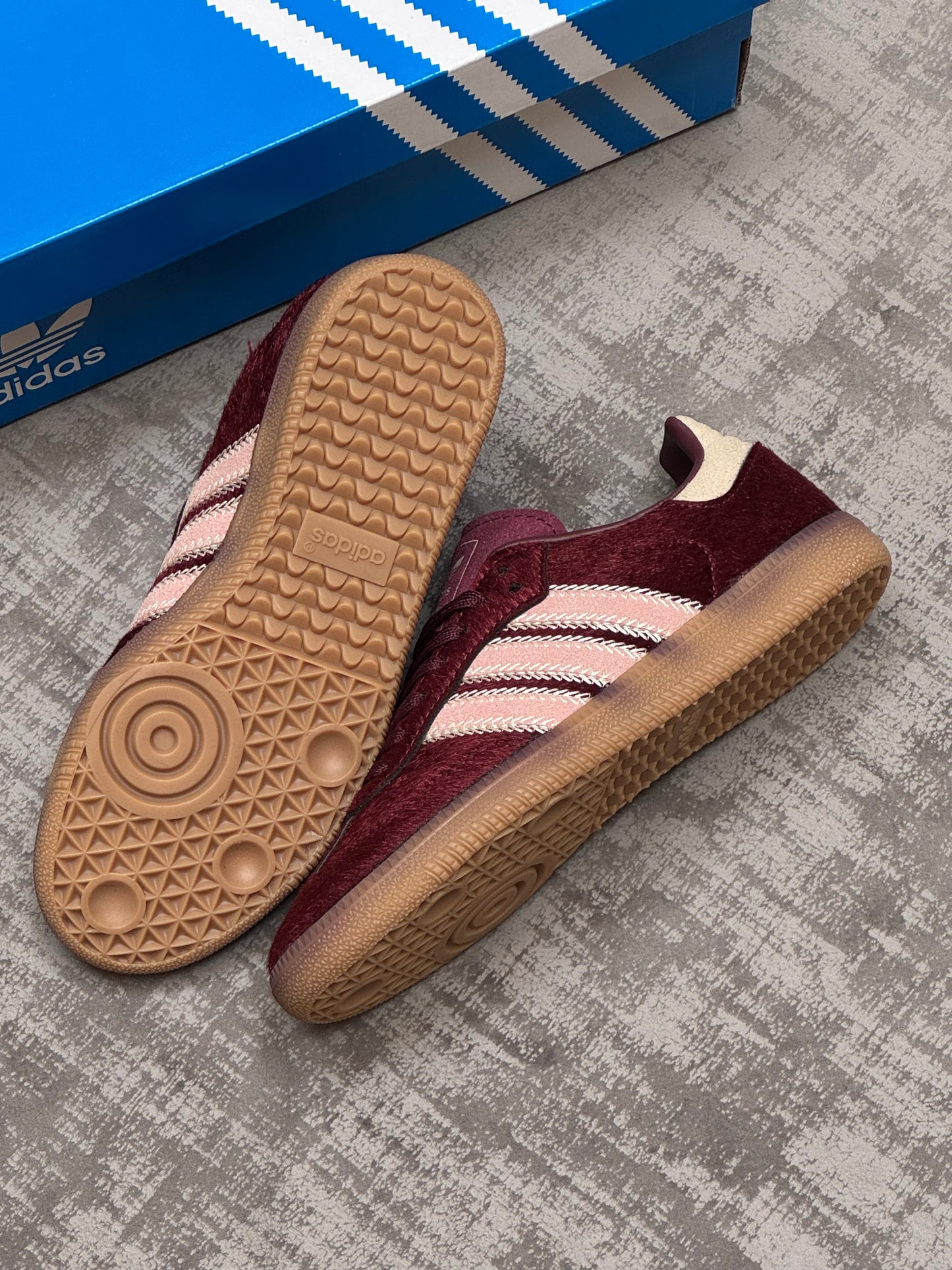 Adidas Samba OG “Maroon Sand Strata Pony”