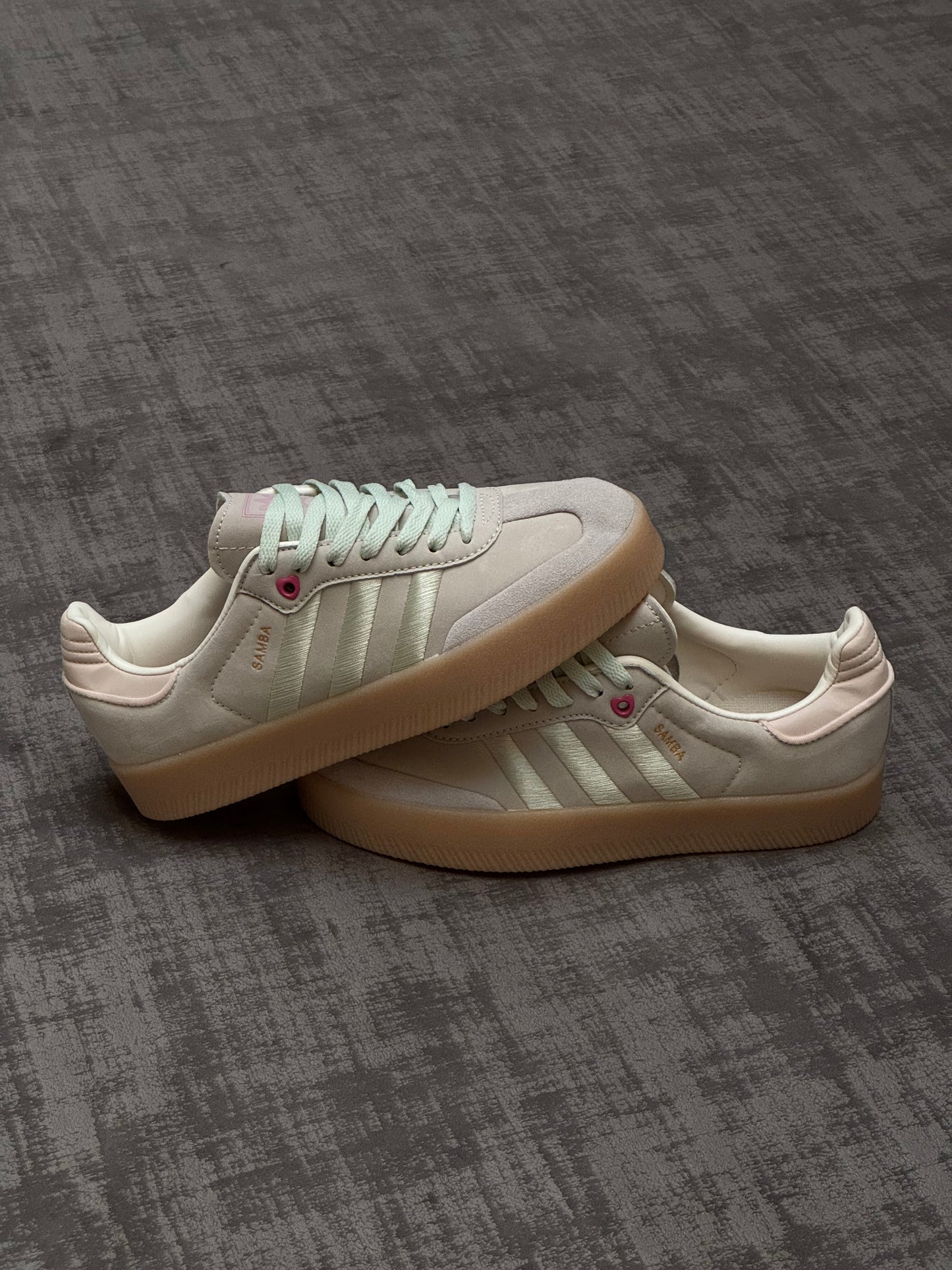 Adidas Samba Plataforma Beige