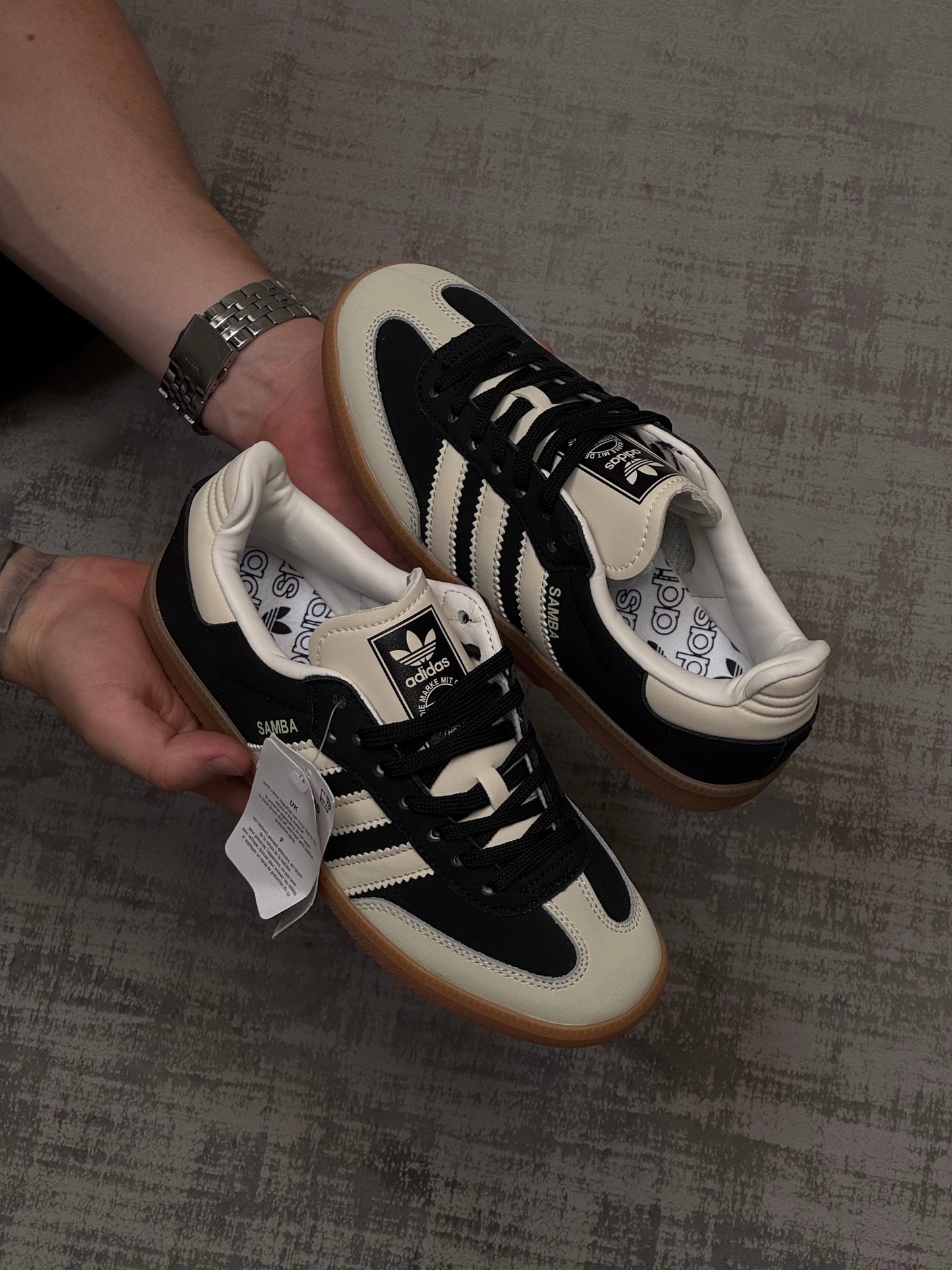 Adidas Samba Negra & Beige