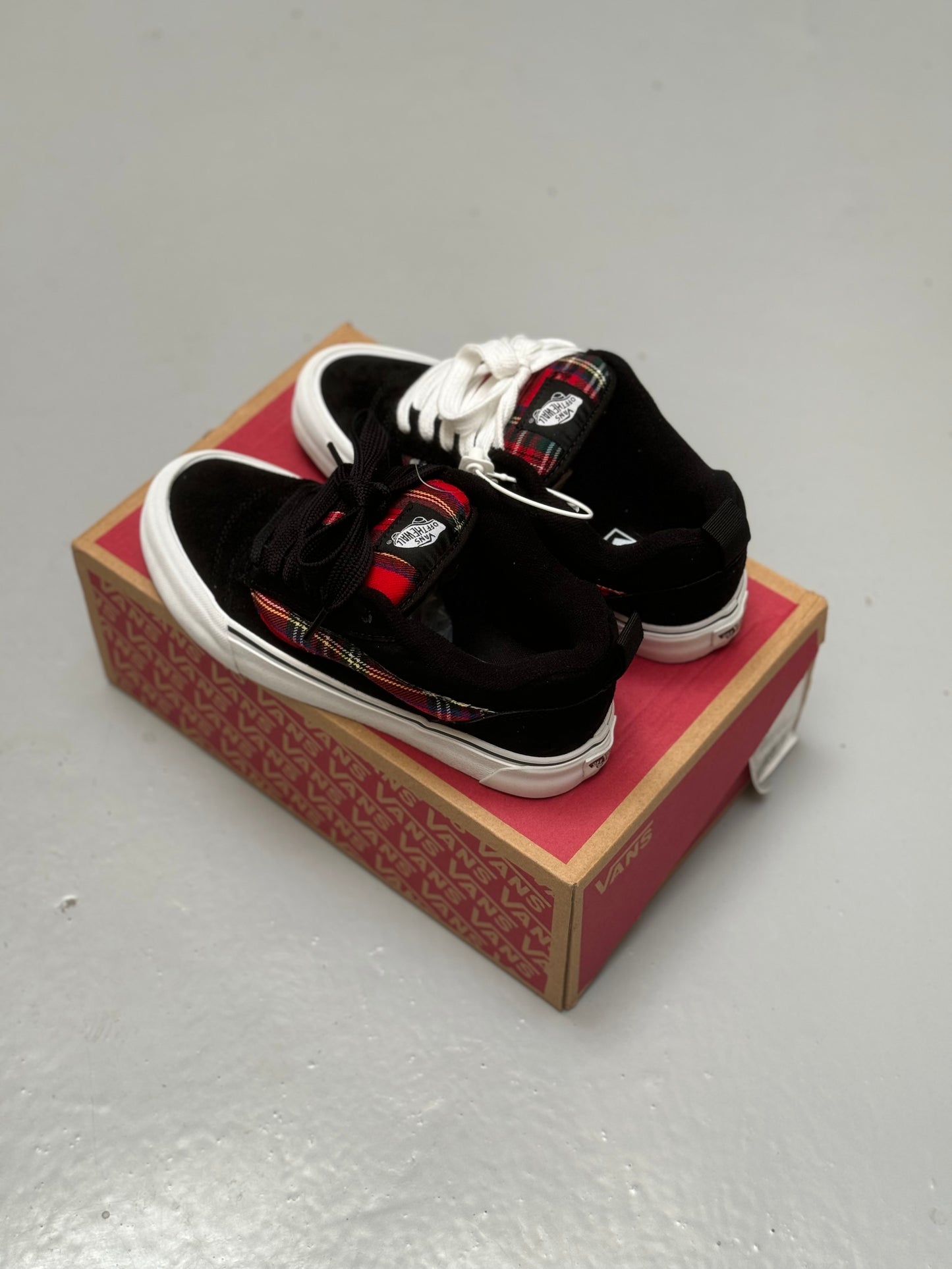 Vans Knu Skool Rave Plaid Black
