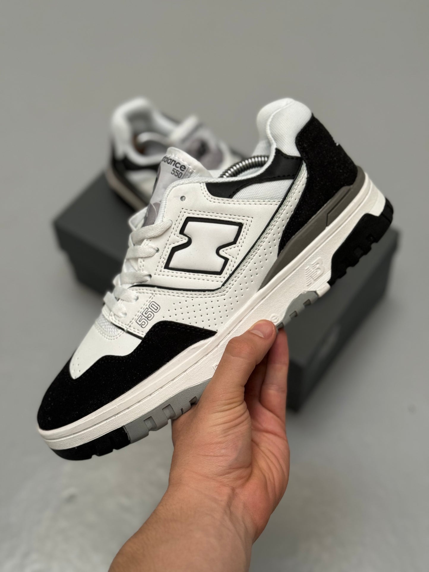 New Balance 550 Black White