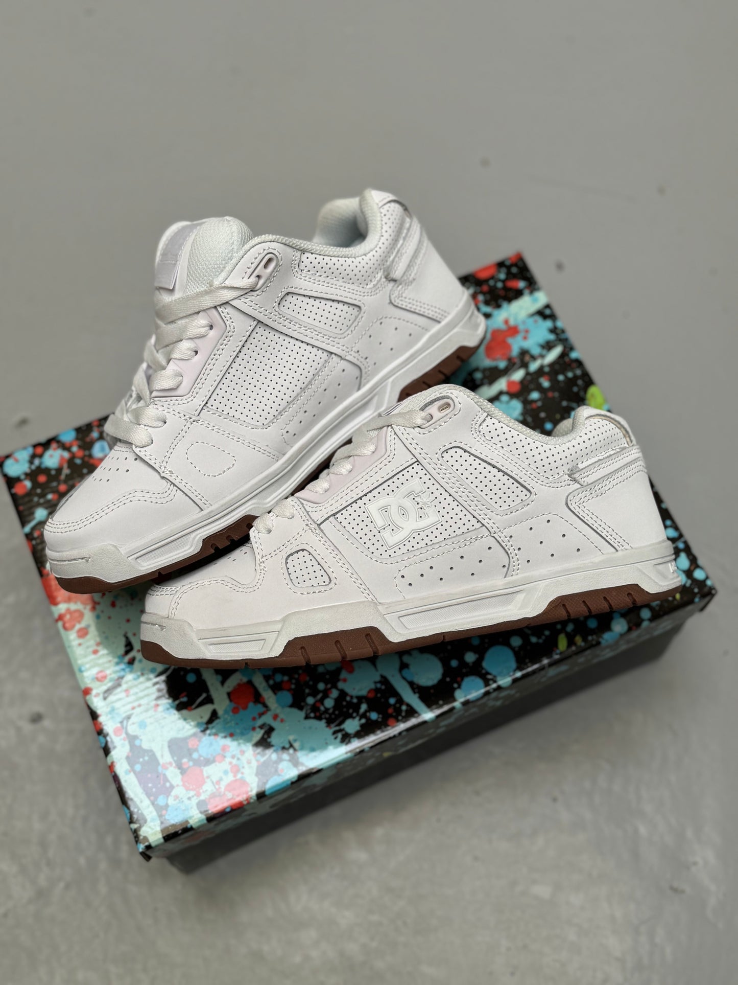 DC Men Stag Skate White/Gum