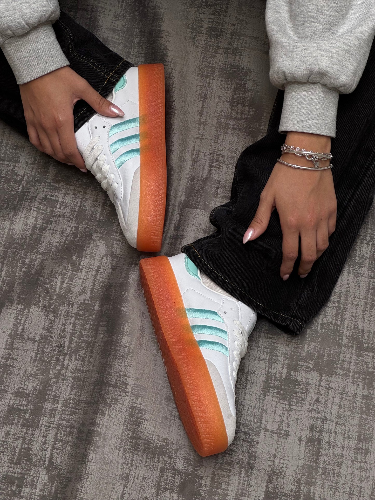 Adidas Samba Plataforma Blanca