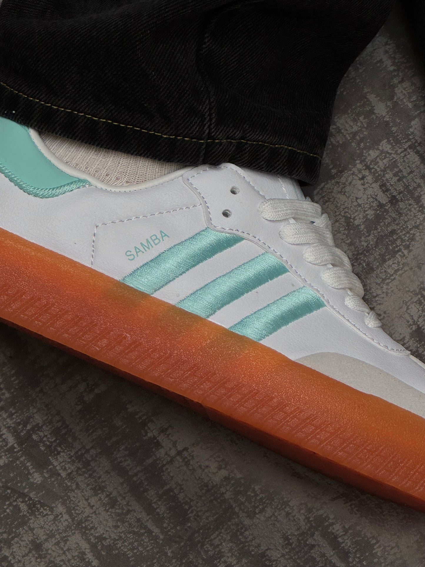 Adidas Samba Plataforma Blanca
