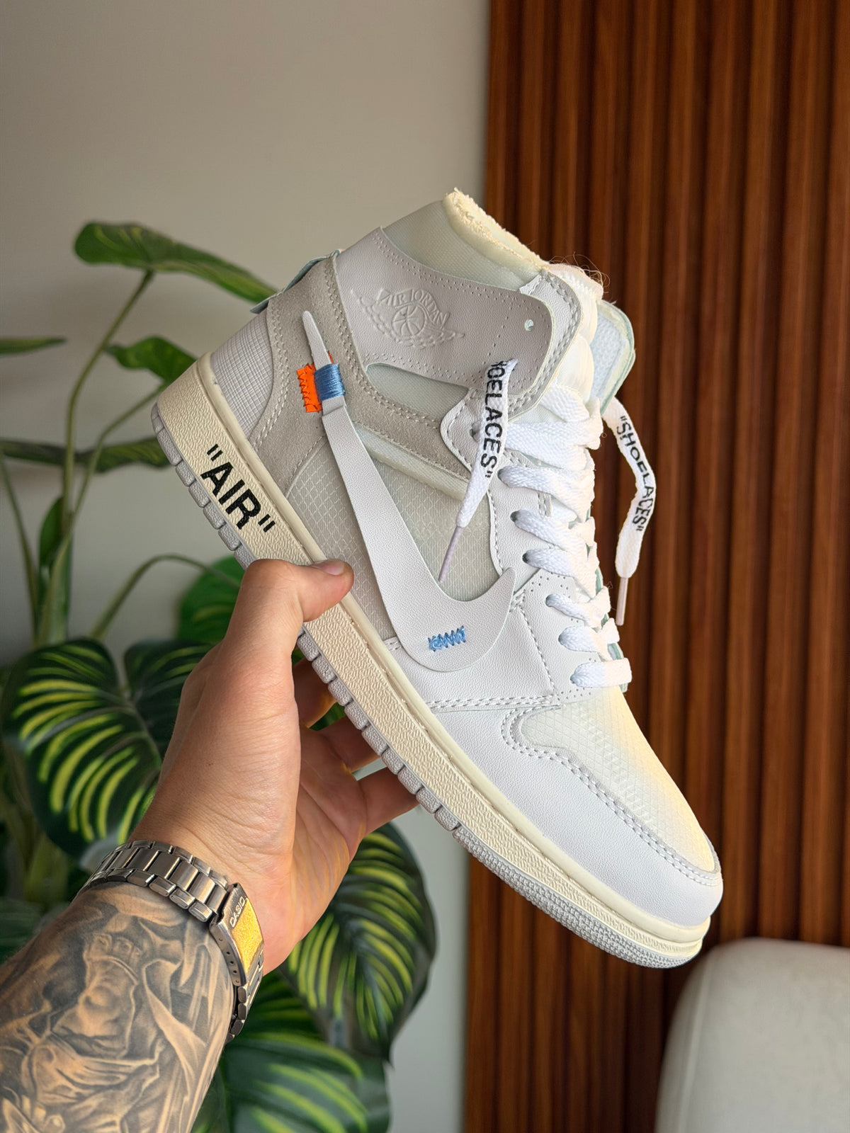 Off-White x Air Jordan 1 Retro High "Alaska"