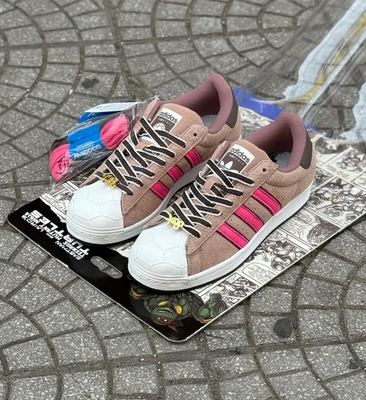 Adidas Shelltoe Splinter x Teenage Mutant Ninja Turtles