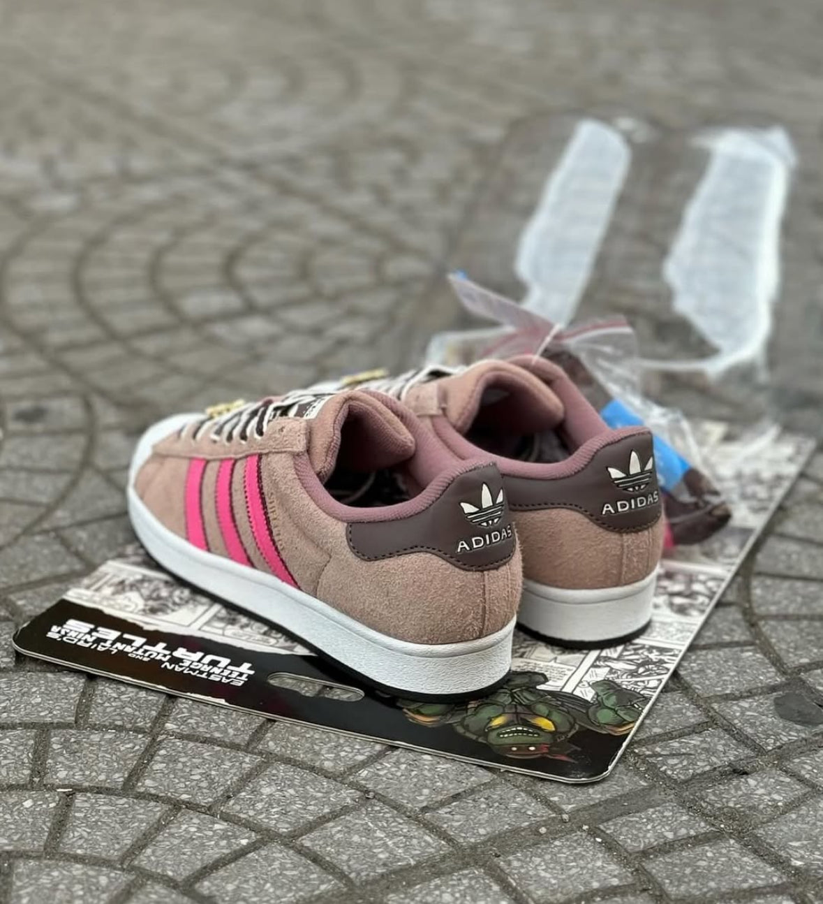 Adidas Shelltoe Splinter x Teenage Mutant Ninja Turtles