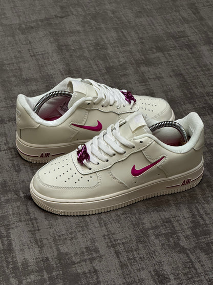Nike Air Force One Just Do It Metallic Pink