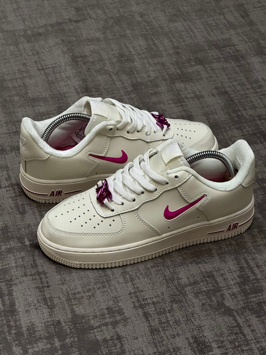 Nike Air Force One Just Do It Metallic Pink