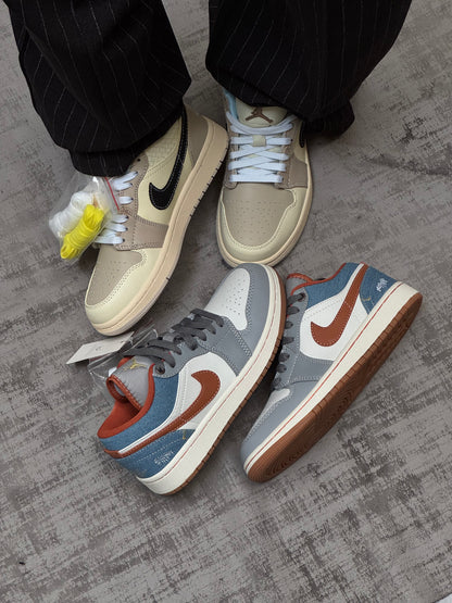 Air Jordan 1 Low Phantom Denim & SANDDRIFT
