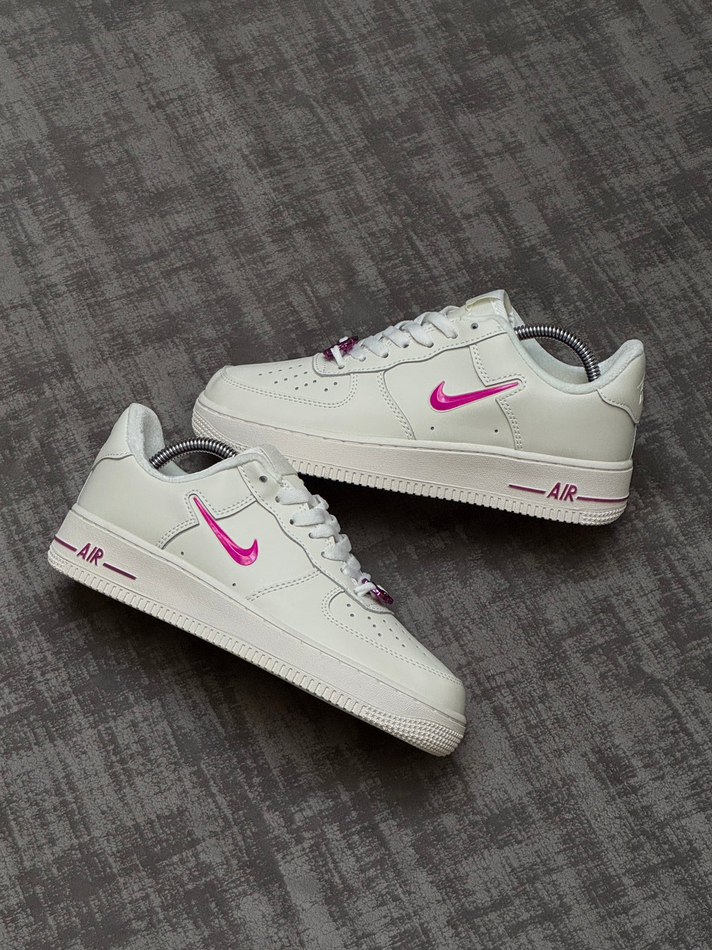 Nike Air Force One Just Do It Metallic Pink