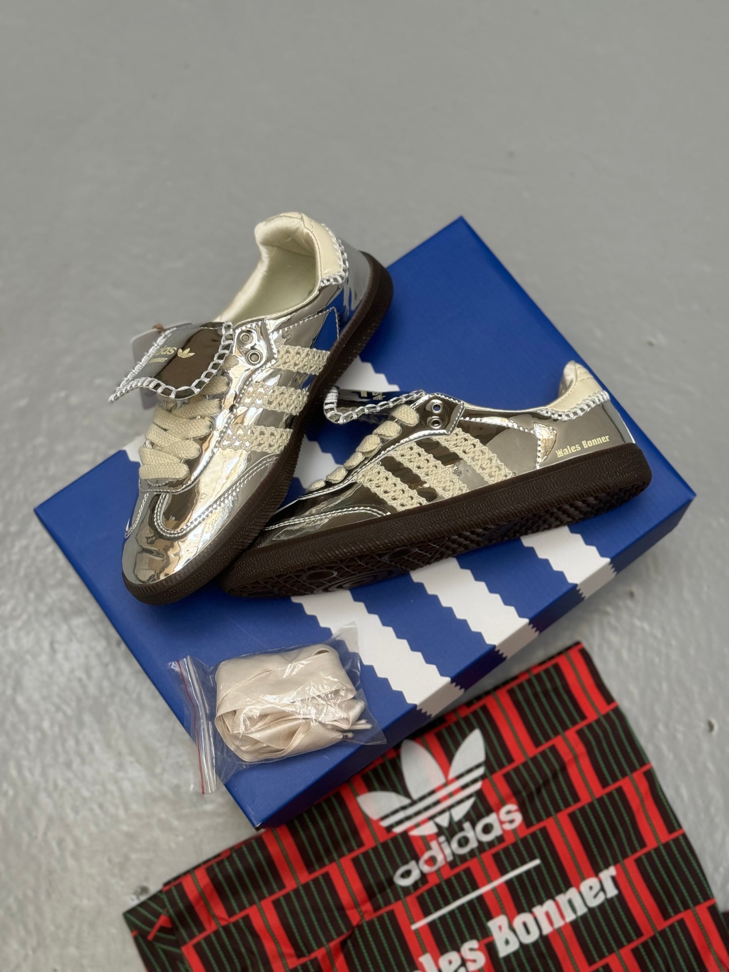 Adidas Samba Wales Bonner Silver