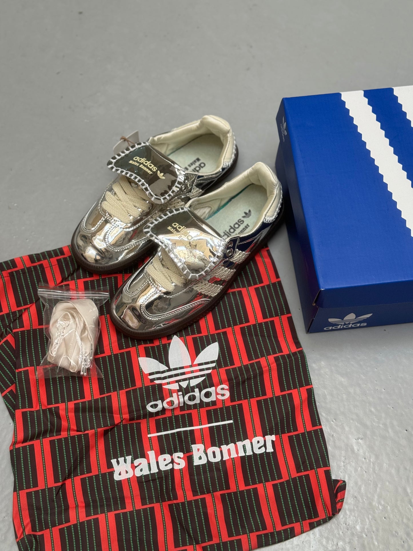 Adidas Samba Wales Bonner Silver