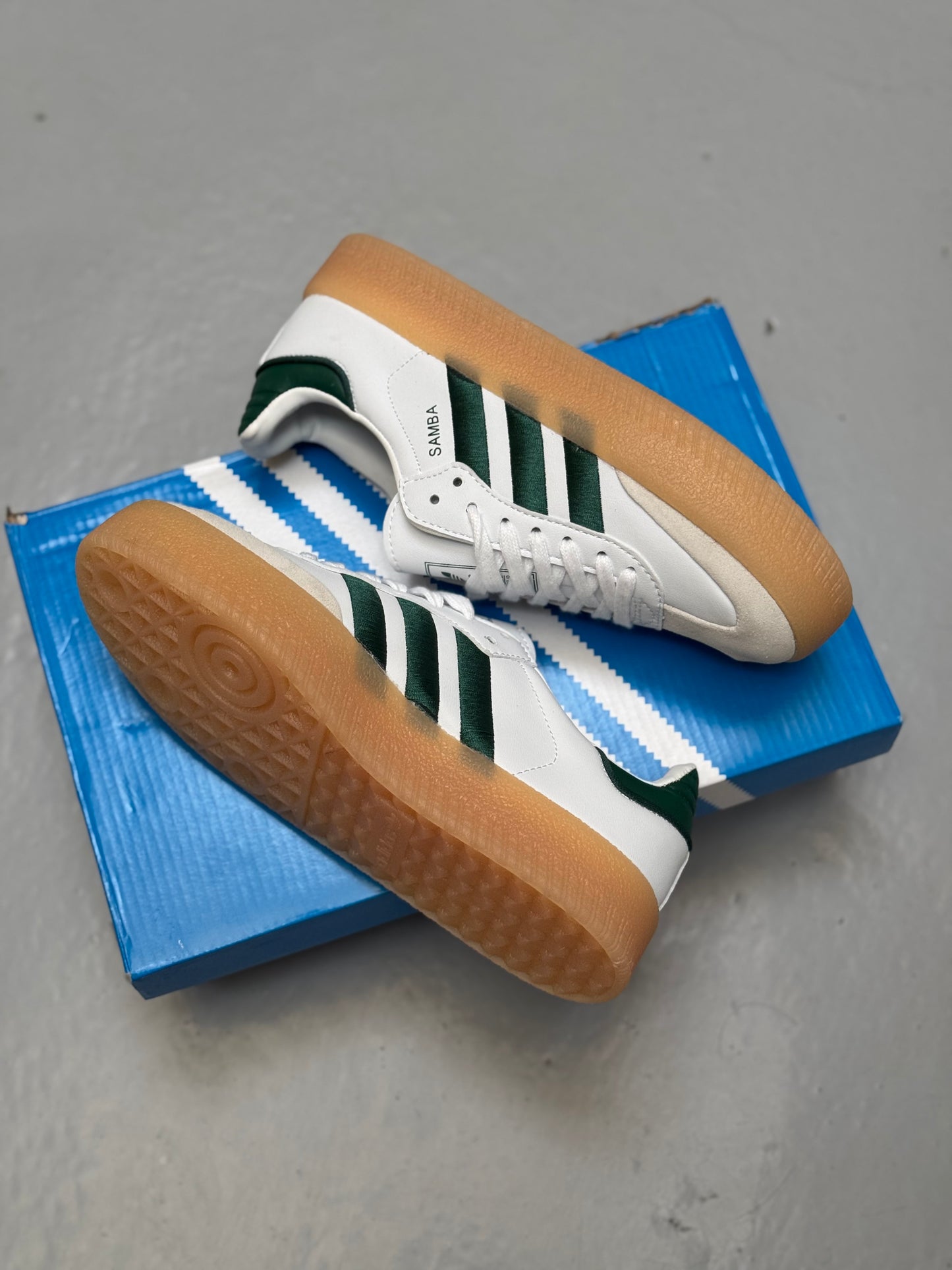 Adidas Samba Verde Plataforma