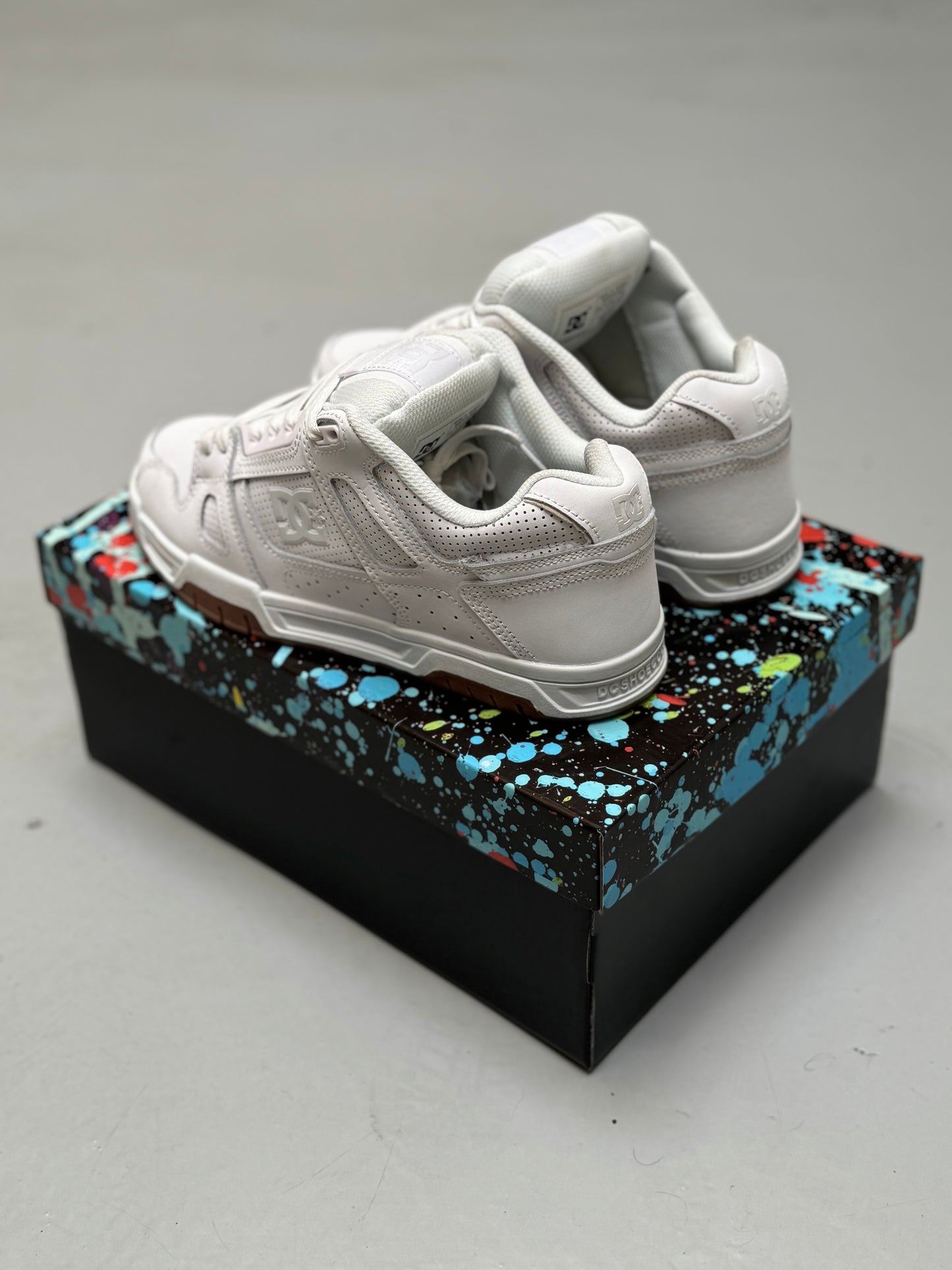 DC Men Stag Skate White/Gum