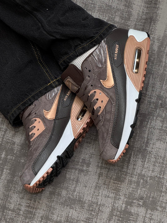 Nike Air Max 90 Leather Iron Metallic Red Bronze