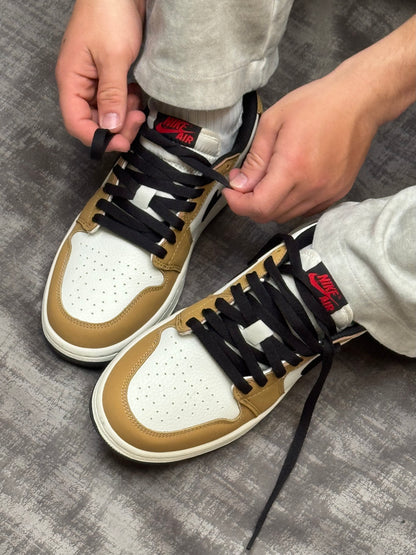 Air Jordan 1 Low Sail and Golden Harvest