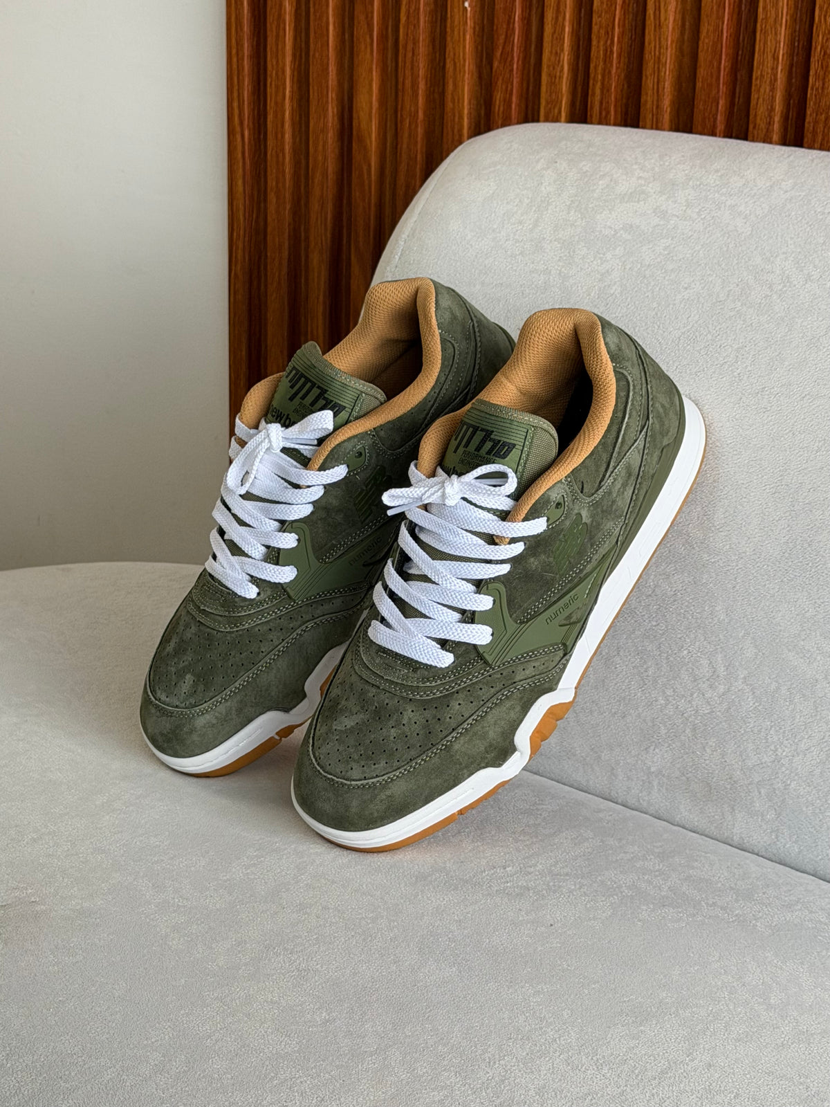 New Balance Numeric 770 Dark Olivine Gum