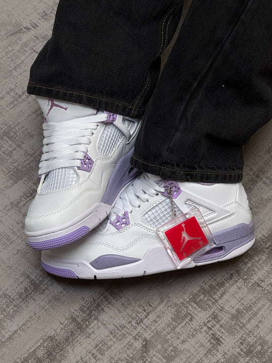 Air Jordan Retro 4 Purple Oreo