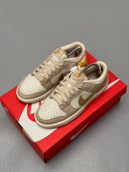 Nike Dunk Low Gold Swoosh