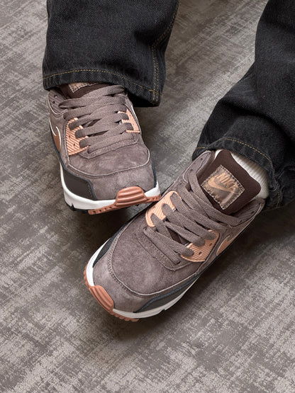Nike Air Max 90 Leather Iron Metallic Red Bronze
