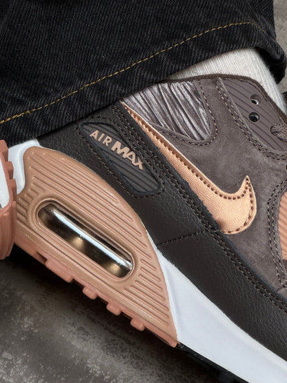 Nike Air Max 90 Leather Iron Metallic Red Bronze