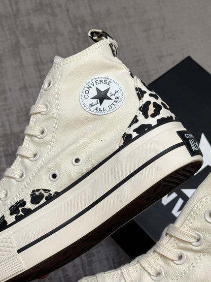 Converse Beige Animal Print