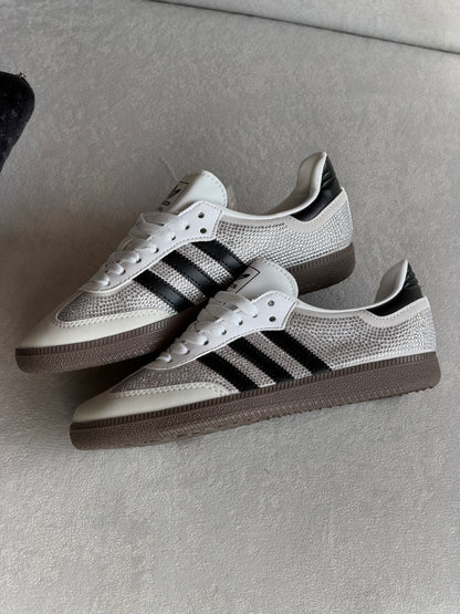 Adidas Samba Rhinestone Crystal White