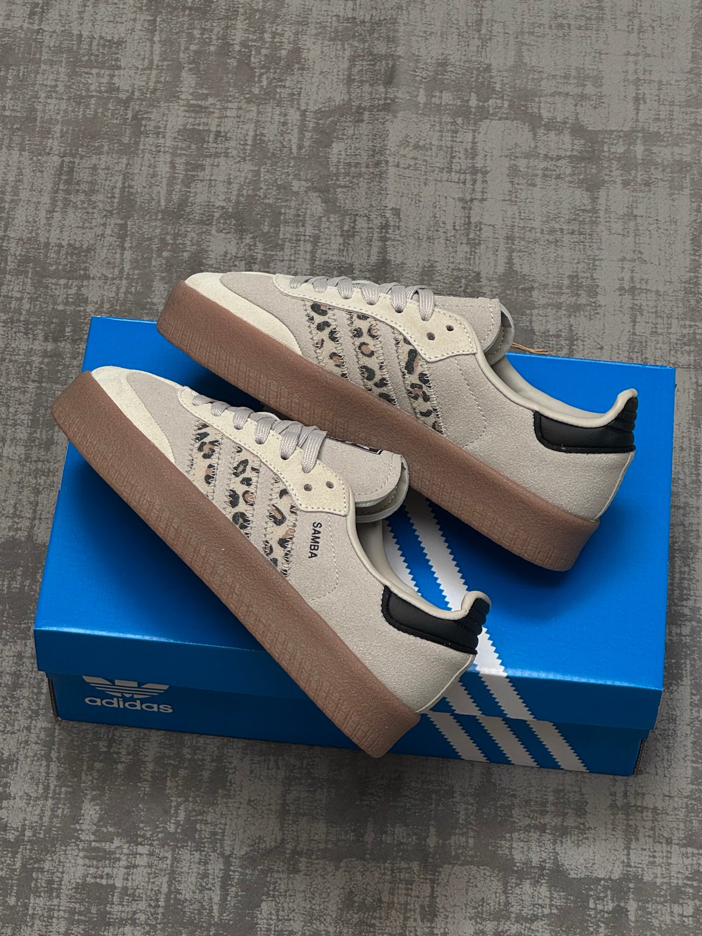 Adidas Samba Plataforma Beige