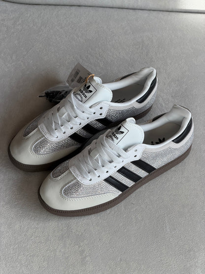 Adidas Samba Rhinestone Crystal White