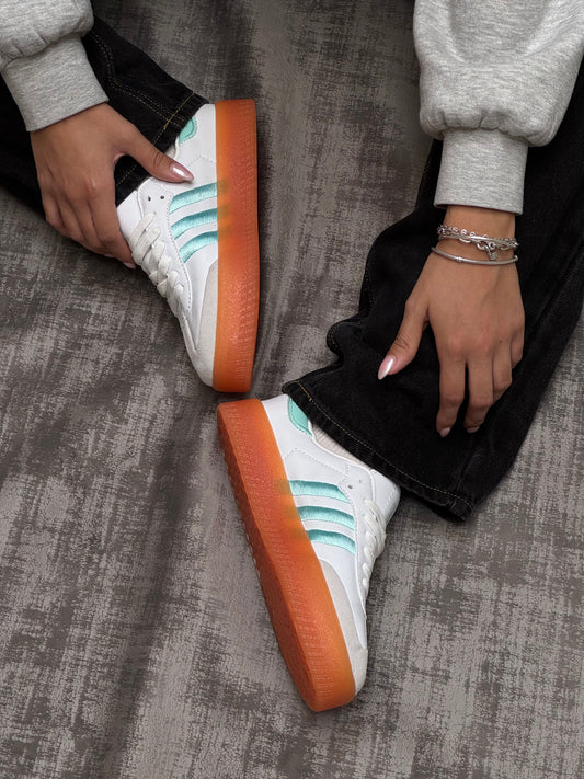 Adidas Samba Plataforma Blanca