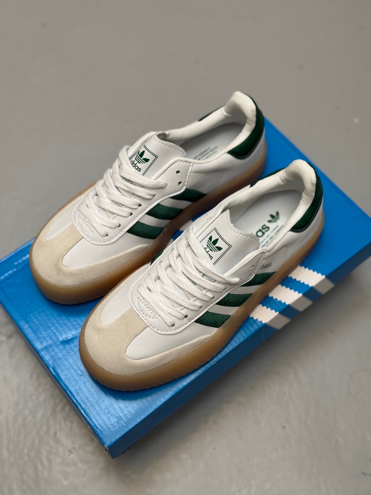 Adidas Samba Verde Plataforma
