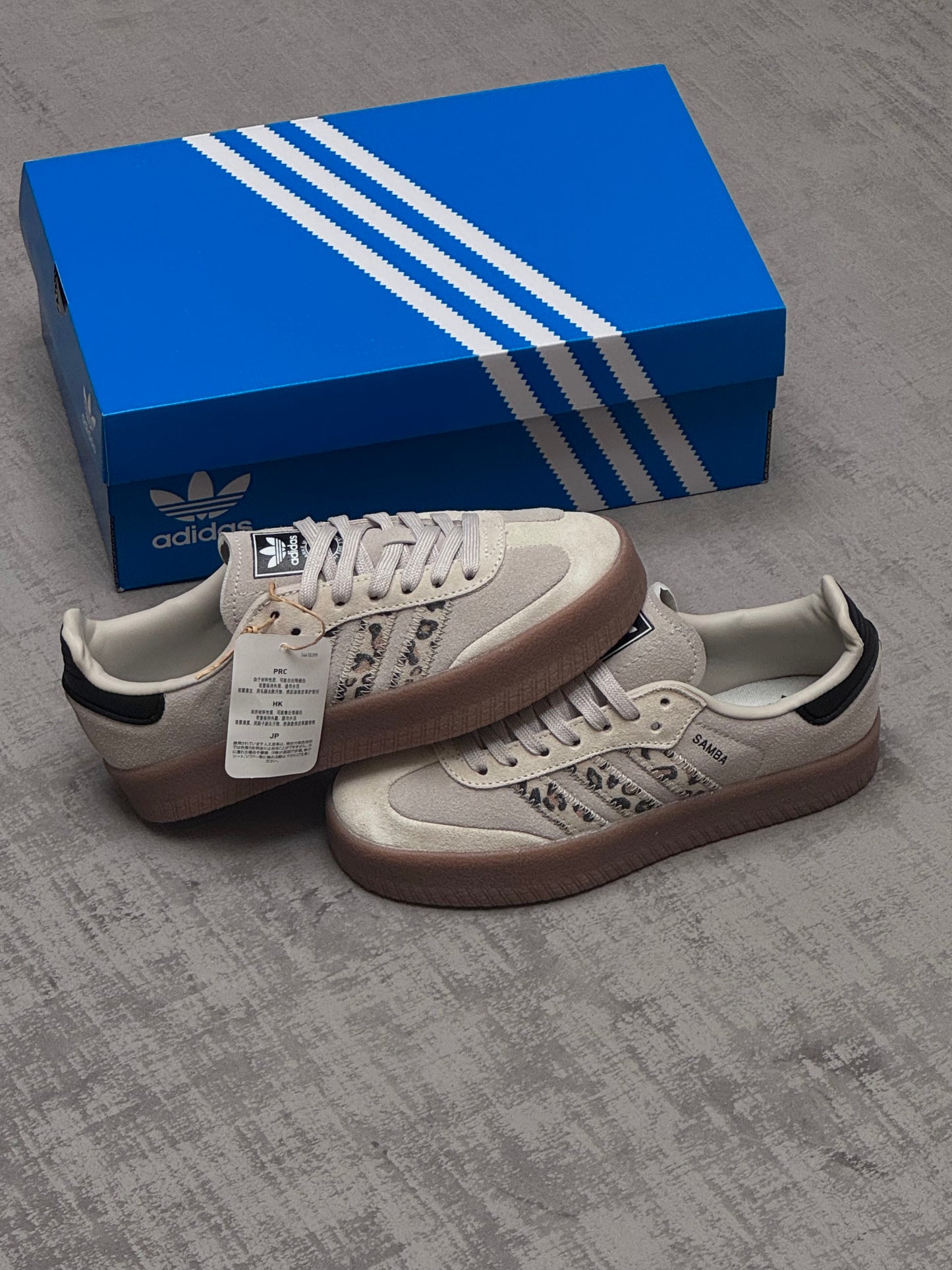 Adidas Samba Plataforma Beige
