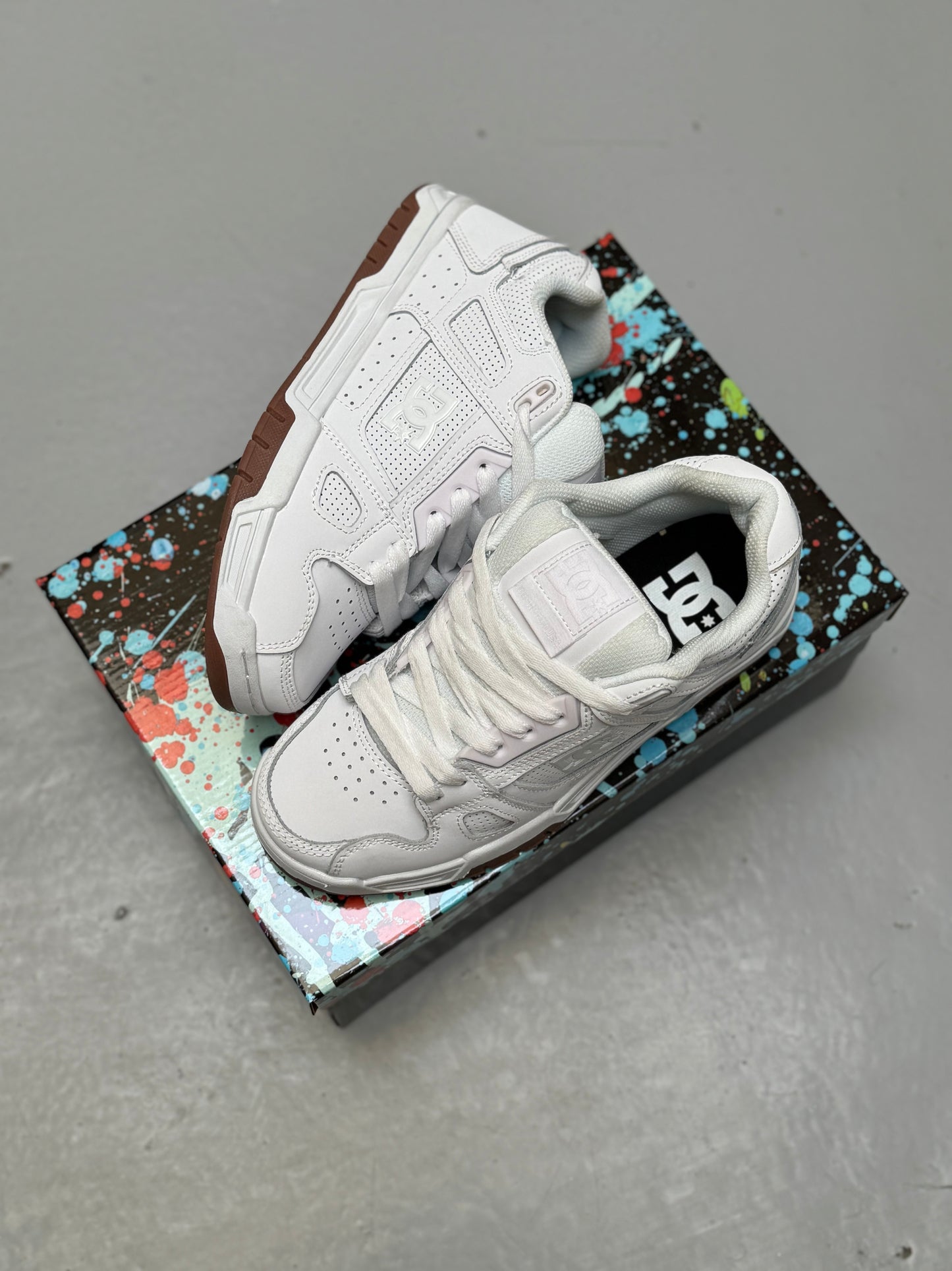 DC Men Stag Skate White/Gum