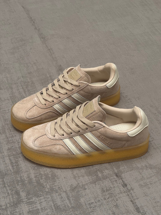 Adidas Gazelle Beige Plataforma