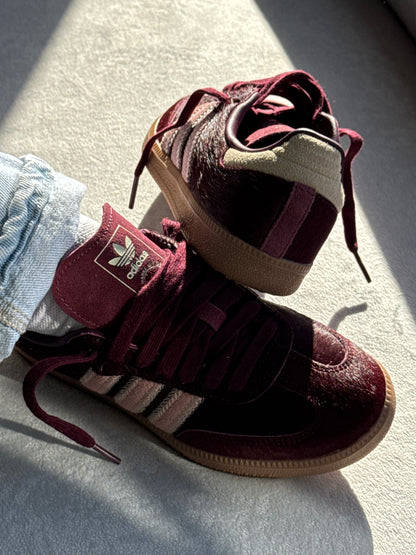Adidas Samba OG “Maroon Sand Strata Pony”