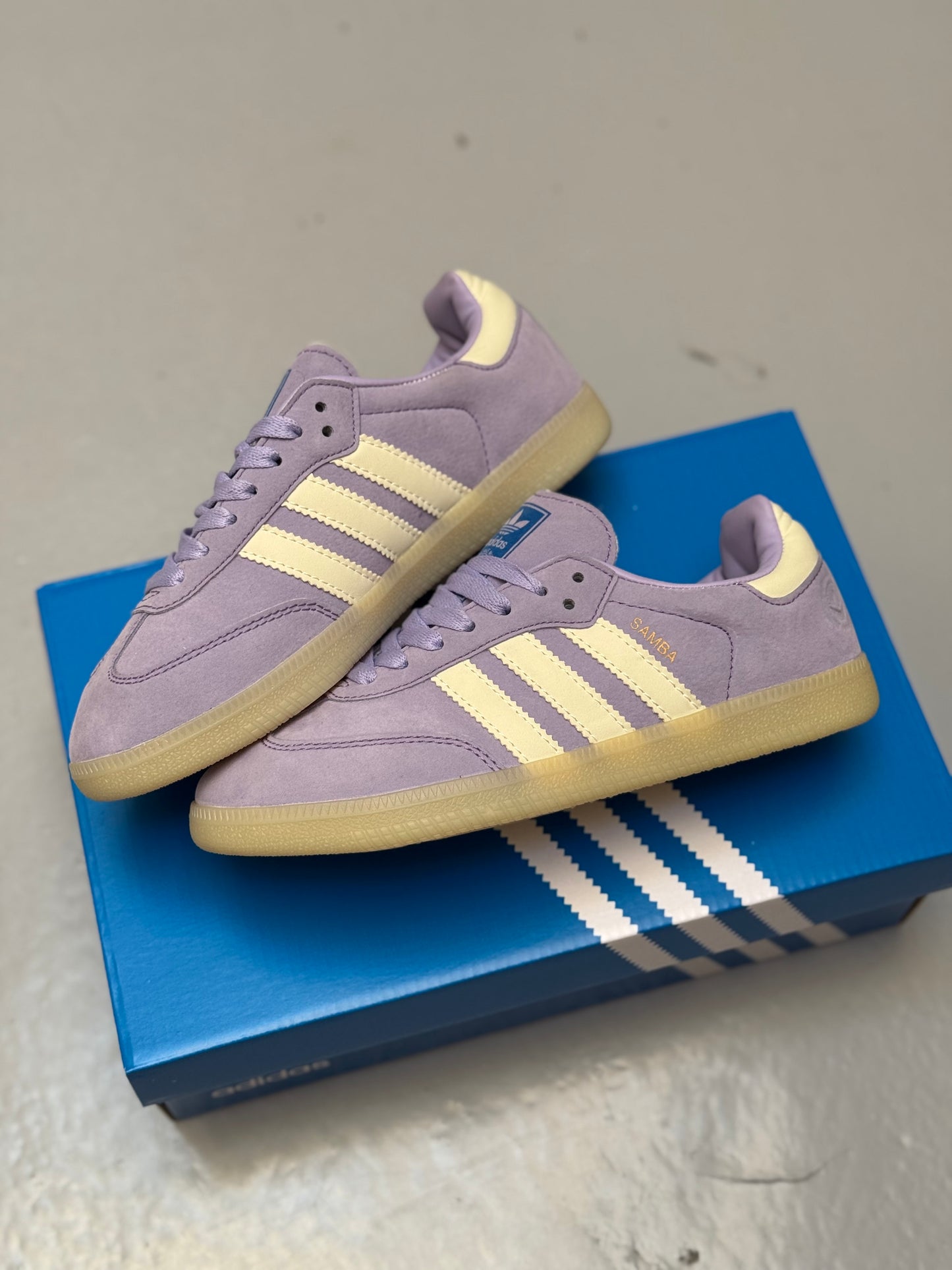 Adidas Samba Silver Dawn Chalk