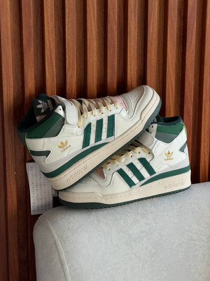 Forum 84 High "Off White / Team Dark Green"