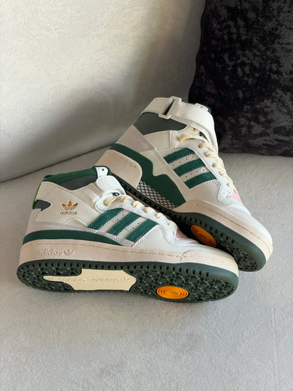 Forum 84 High "Off White / Team Dark Green"